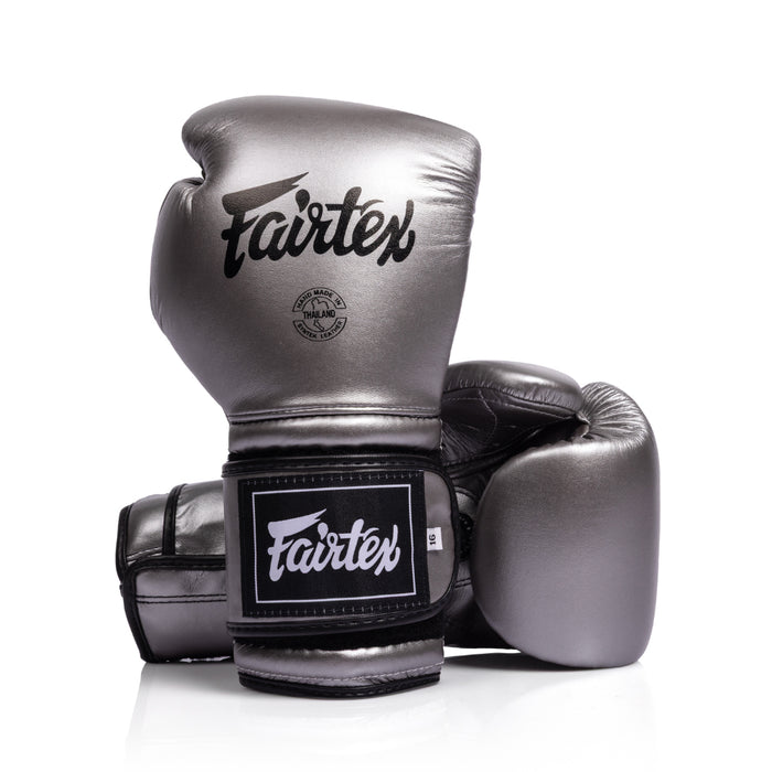 Fairtex Mexican Style Gants de boxe BGV9C-PLUS -  Gun Metallic